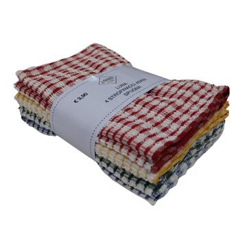 Strofinacci 4pz Luna in Spugna 50% Cotone 50% Poliestere... - Marino Fa Mercato