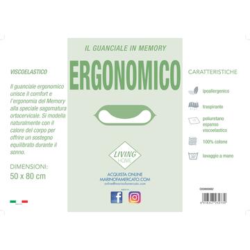 Guanciale Memory ergonomico