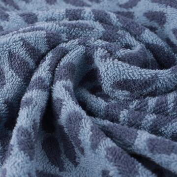 Asciugamano Leavy Cielo 60x100 cm per Viso in Cotone