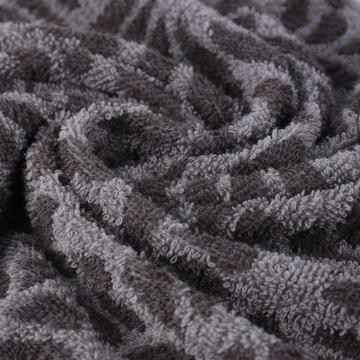 Asciugamano Leavy Grigio 40x60 cm in Cotone