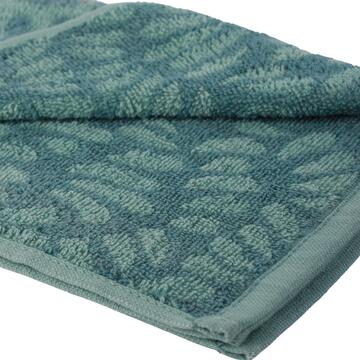 Telo Asciugamano Leavy Verde 90x140 cm in Cotone - Marino Fa Mercato