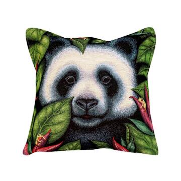 Federa Cuscino Jungle 45x45 cm - Fantasia Panda