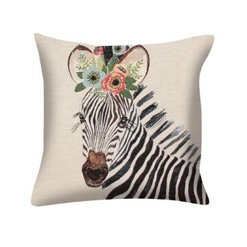 Federa Cuscino Baby Animals 45x45 cm - Fantasia Zebra