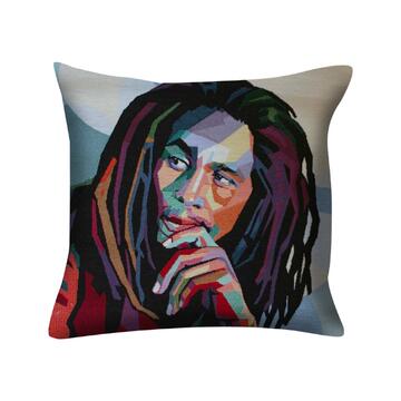 Federa Cuscino Legends 45x45 cm - Fantasia Bob Marley