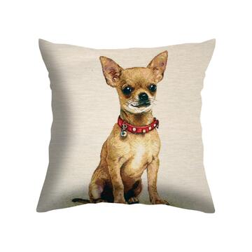 Federa Cuscino Zampa 45x45 cm - Fantasia Chihuahua Marino Fa Mercato