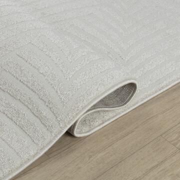 Tappeto soggiorno Lucca panna pelo corto 140x200 - Marino Fa Mercato