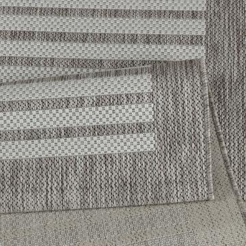 Tappeto a righe Sigma per soggiorno crema 140x200 - Marino Fa Mercato