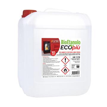 Tanica di Bioetanolo Ethanol 10 lt - per Biocamini...