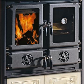 La Nordica Stufa Cucina a Legna Rosetta Liberty Panna... - Marino Fa Mercato