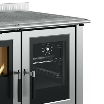 La Nordica - Stufa Cucina a Legna Venezia in Acciaio... - Marino Fa Mercato