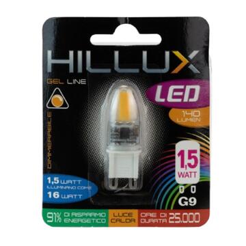 Gel LED 1,5W G9 HILLUX
