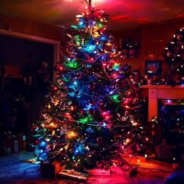 2000 Luci Led Colorati di Natale - mt 80+5 cavo - per Interno ed Esterno - con Giochi di Luce