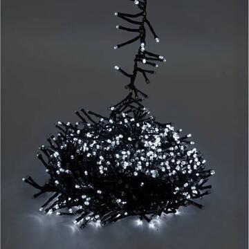 300 Luci Led All Flash Bianco Freddo - Decorazione di Natale - mt 15+5 cavo - per Interno ed Esterno