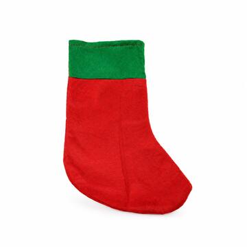 Calza della Befana Rossa e Verde 23x36 cm - per Dolci e Regali