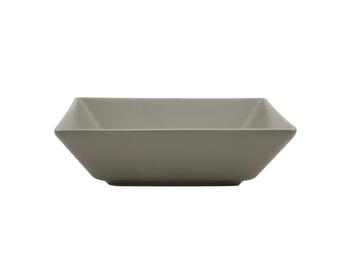 Piatto fondo Boston grigio, 18 cm