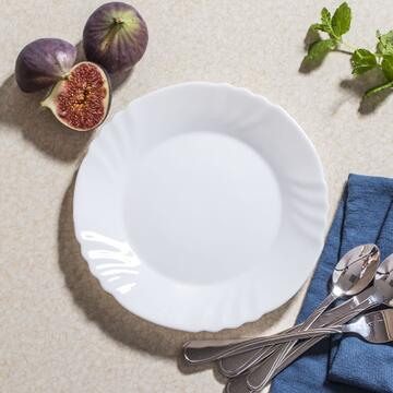 Piatto Bormioli Ebro da frutta, 20 cm, in porcellana - Marino Fa Mercato