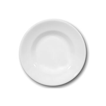 Piatto Fondo Tivoli in Porcellana Bianca 23,5 cm