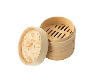 Vaporiera 15 cm Bambù