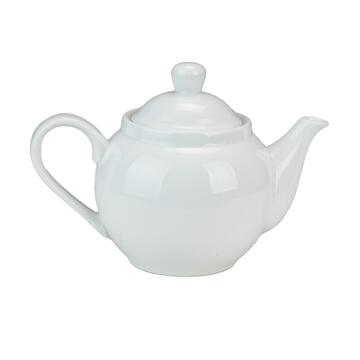 Teiera bianca, 70 cl, in porcellana.