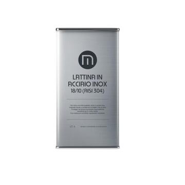 Tanica Lattina in Acciaio Inox 5 lt - Conservazione Olio