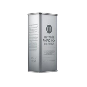 Tanica Lattina in Acciaio Inox 5 lt - Conservazione Olio