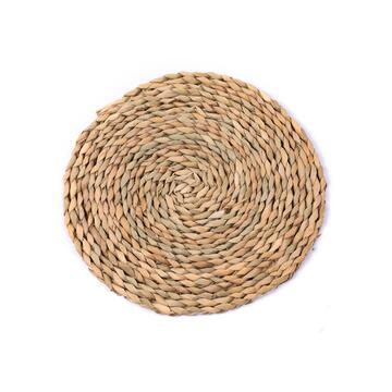 Sottopiatto Rotondo in Foglia di Mais d25 cm - Trama Intrecciata