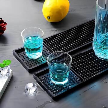Tappetino da Bar in Gomma 60x80 cm - Nero