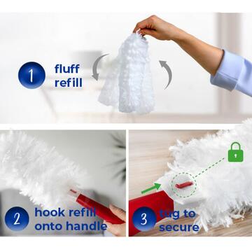 Vileda Flex & Catch Catturapolvere con Manico Corto - Marino Fa Mercato