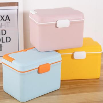 Box in Plastica Colorata 22x16 cm - Porta Medicine/... - Marino Fa Mercato
