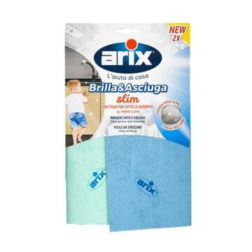 Confezione 2 Panni Multiuso Brilla Asciuga Slim