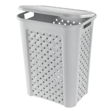 Arianna Porta Biancheria 50 Lt Grigio Chiaro