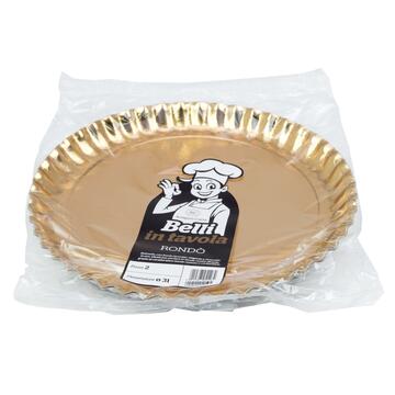 2 Vassoio Rondo 31 Oro