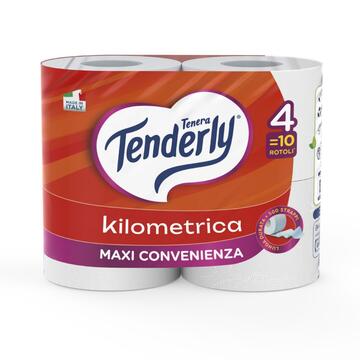 Carta Igienica Tenderly Kilometrica 4 Rotoli  Carta...