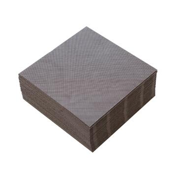 Confezione 40 Tovaglioli di Carta Monouso 38x38 cm - Nero effetto Jersey