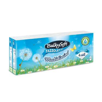 BulkySoft fazzoletti per il naso 4 veli 10pz