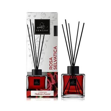 Profumatore Rosa Selvatica per Ambiente Cubo con Bastoncini 100 ml