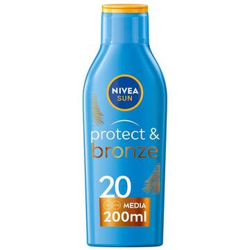 Nivea latte solare abbronzante Protect & Bronze SPF20 200 ml
