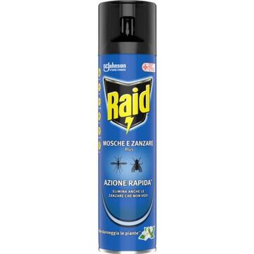 Raid insetticida spray mosche e zanzare 400 ml