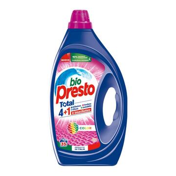 Bio Presto Detersivo Liquido Lavatrice con Smacchiatore per Capi Colorati, 35 Lavaggi