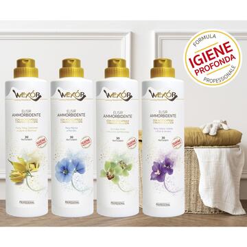 Wexor Elisir Ammorbidente per Bucato 750 ml - Felce Marina e Fiori Blu