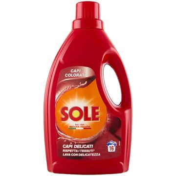Sole detersivo liquido cattura colore capi colorati 1LT