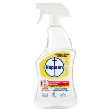 Napisan spray igienizzante al limone e menta per superfici 750 ML