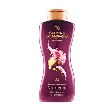Bagnodoccia crema Spuma di Sciampagna nutriente con olio di argan e patchouli 650 Ml
