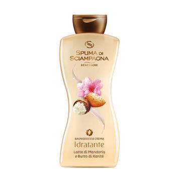 Bagnodoccia crema Spuma di Sciampagna idratante con latte di mandorla e burro di karite' 650 Ml