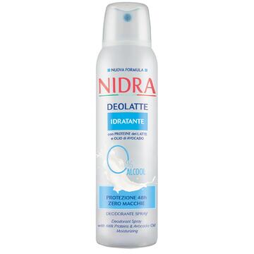 Deodorante spray Nidra deolatte idratante invisible 150 Ml