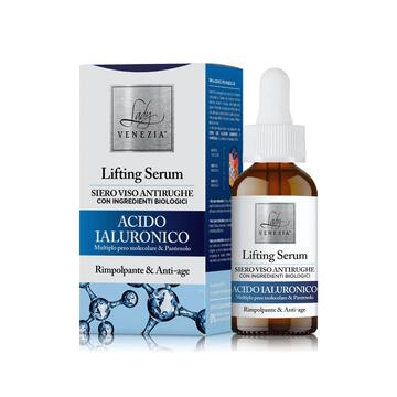 Siero Viso Antirughe Acido Ialuronico Rimpolpante e Anti Age 30 ml