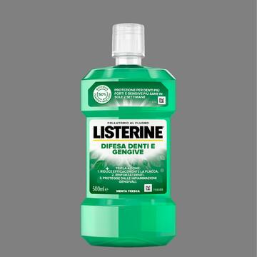 Colluttorio Listerine difesa denti e gengive al gusto menta fresca 500 Ml