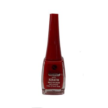 Smalto rosso con keratina New Line Milano 14