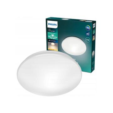 Philips Plafoniera Led Moire da Soffitto in Plastica e Metallo d 25 cm 10W 2700 K