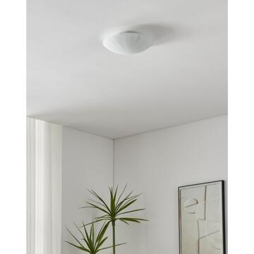 Eglo Plafoniera Applique Mars in Vetro con Motivo a... - Marino Fa Mercato